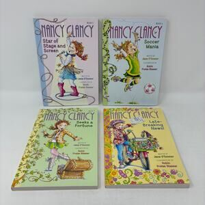 Nancy Clancy Series: Lot of 4 Books 5, 6, 7, 8 by Jane O'Connor Chapter Books PB